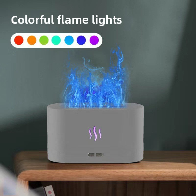 Diffuser with Humidifier Flame Aromatherapy