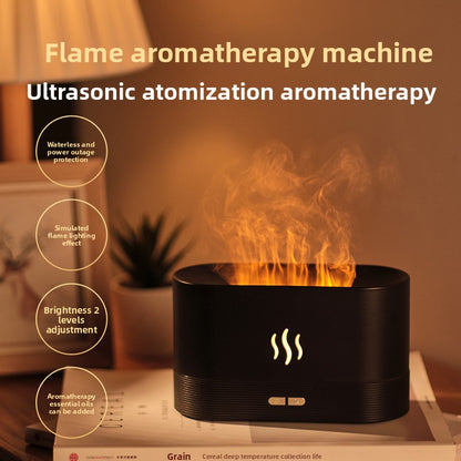 Diffuser with Humidifier Flame Aromatherapy