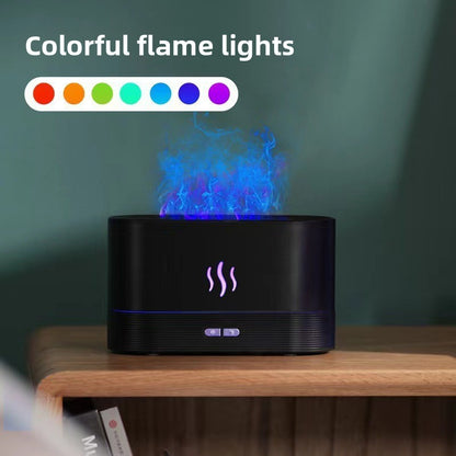Diffuser with Humidifier Flame Aromatherapy